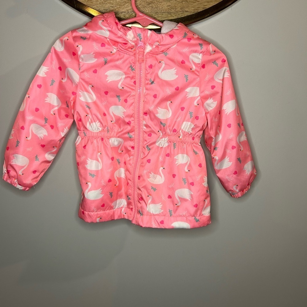 George Pink Swan Print Jacket​​